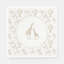 Servilleta De Papel Classic Little Wild One Baby Shower Toile