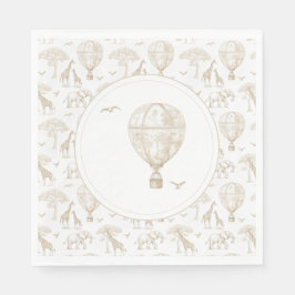 Servilleta De Papel Classic Little Wild One Baby Shower Toile