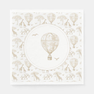 Servilleta De Papel Classic Little Wild One Baby Shower Toile