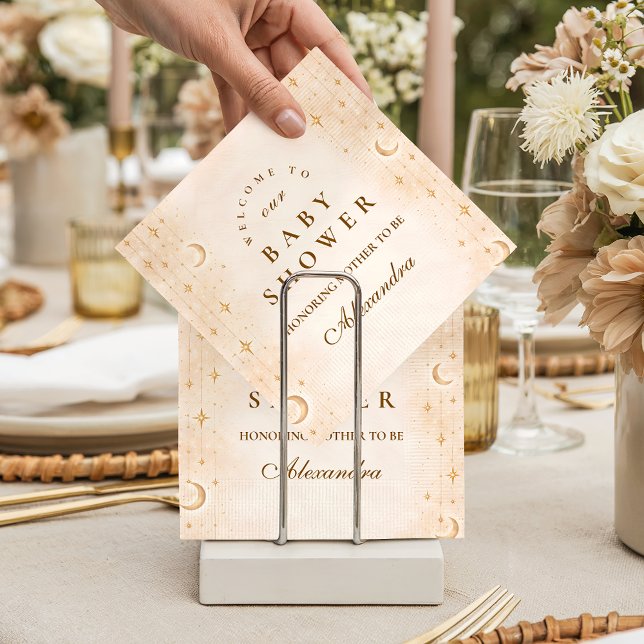 Servilleta De Papel Classic Moonlight Baby Shower (Subido por el creador)