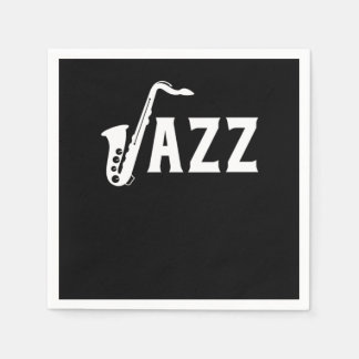 Servilleta De Papel Classic Saxophone Music Jazz Band Lovers Gifts