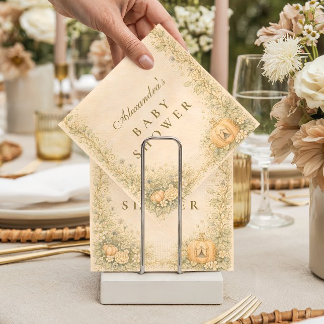 Servilleta De Papel Classic Storybook Elegance Baby Shower (Subido por el creador)