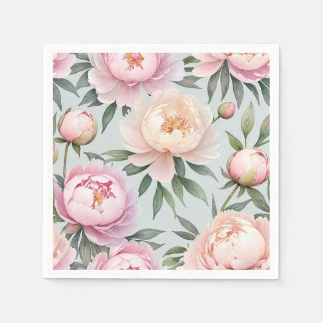 Servilleta De Papel Classy Peony (Anverso)