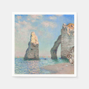 Servilleta De Papel Claude Monet - Acantilados en Etretat