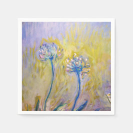 Servilleta De Papel Claude Monet - Agapanthus