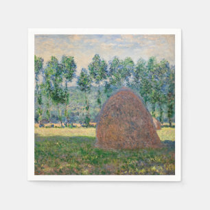 Servilleta De Papel Claude Monet - Almiares cerca de Giverny