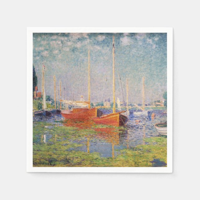 Servilleta De Papel Claude Monet - Argenteuil (Anverso)