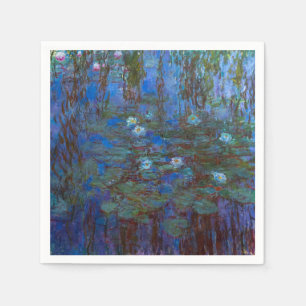 Servilleta De Papel Claude Monet - Blue Water Lilies