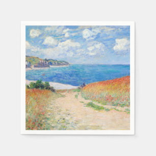 Servilleta De Papel Claude Monet - Camino en campos de trigo en Pourvi