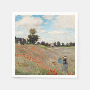 Servilleta De Papel Claude Monet - Campo de amapolas