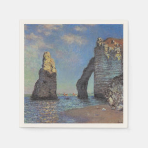 Servilleta De Papel Claude Monet Cliffs at Etretat Impresionist Paint