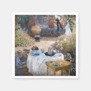 Servilleta De Papel Claude Monet - El almuerzo, panel decorativo