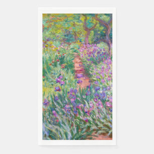 Servilleta De Papel Claude Monet - El jardín de iris en Giverny
