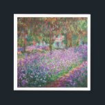 Servilleta De Papel Claude Monet - El jardín del artista en Giverny<br><div class="desc">El jardín del artista en Giverny / Le Jardin de l'artiste a Giverny - Claude Monet,  1900</div>