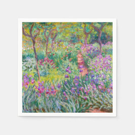 Servilleta De Papel Claude Monet - El jardín del Iris en Giverny