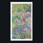 Servilleta De Papel Claude Monet - El jardín del Iris en Giverny<br><div class="desc">El Jardín Iris de Giverny / El Jardín del Artista en Giverny - Claude Monet,  1899-1900</div>
