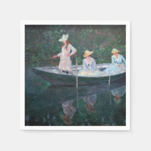 Servilleta De Papel Claude Monet - En el barco noruego