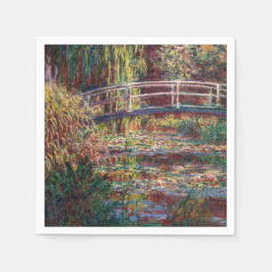 Servilleta De Papel Claude Monet - Estanque de nenúfares, Armonía Rosa