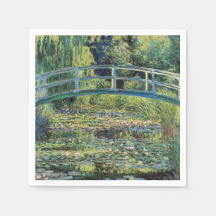 Servilleta De Papel Claude Monet - Estanque de nenúfares y puente japo