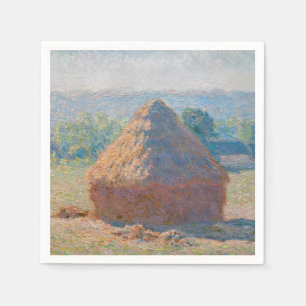 Servilleta De Papel Claude Monet - Haystacks, fin de verano