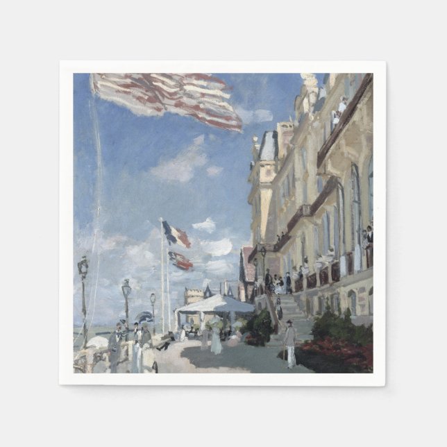 Servilleta De Papel Claude Monet Hôtel des Roches Noires, Trouville (Anverso)
