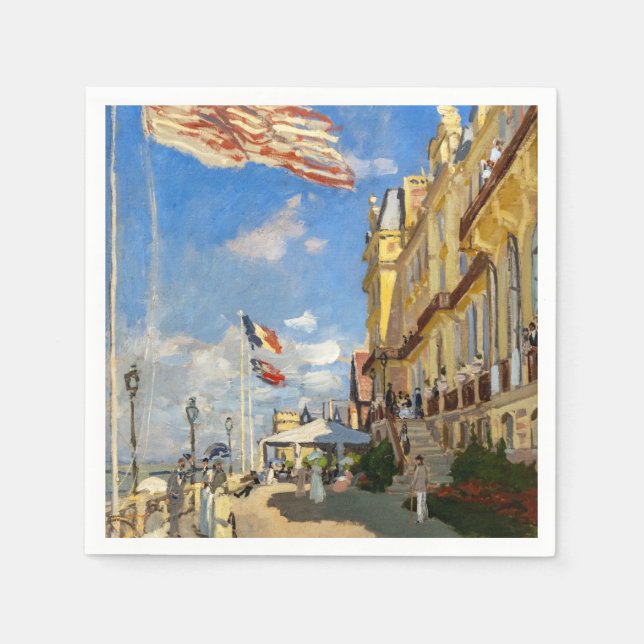Servilleta De Papel Claude Monet - Hotel des Roches Noires, Trouville (Anverso)