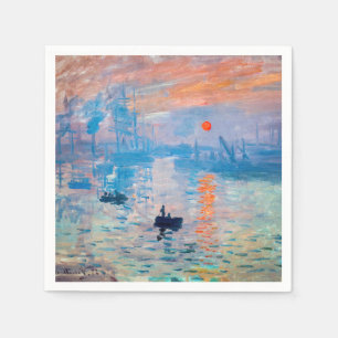Servilleta De Papel Claude Monet - Impresión, amanecer