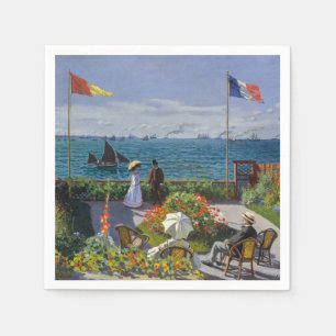 Servilleta De Papel Claude Monet - Jardín en Sainte-Adresse