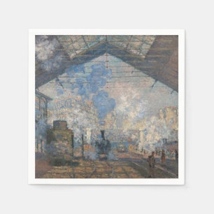 Servilleta De Papel Claude Monet - La Estación de Saint-Lazare