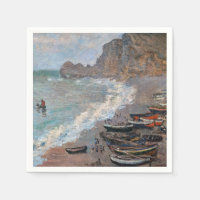 Claude Monet - La playa de Etretat