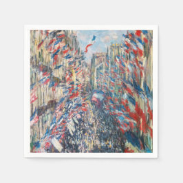 Servilleta De Papel Claude Monet - La Rue Montorgueil - París