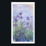 Servilleta De Papel Claude Monet - Lilac Irises / Iris Mauves<br><div class="desc">Lilac Irises / Iris Mauves - Claude Monet,  1914-1917</div>