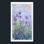 Servilleta De Papel Claude Monet - Lilac Irises / Iris Mauves<br><div class="desc">Lilac Irises / Iris Mauves - Claude Monet,  1914-1917</div>