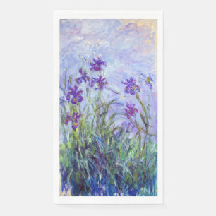 Servilleta De Papel Claude Monet - Lilac Irises / Iris Mauves