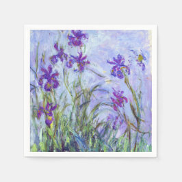 Servilleta De Papel Claude Monet - Lilac Irises / Iris Mauves
