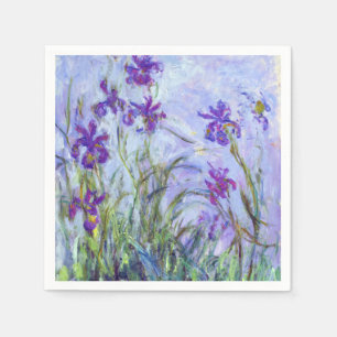 Servilleta De Papel Claude Monet - Lilac Irises / Iris Mauves