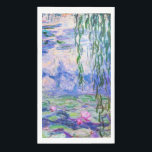 Servilleta De Papel Claude Monet - Lilies de agua / Nympheas 1919<br><div class="desc">Lilies de agua / Nympheas (W.1852) - Claude Monet,  Petróleo en lienzo,  1916-1919</div>