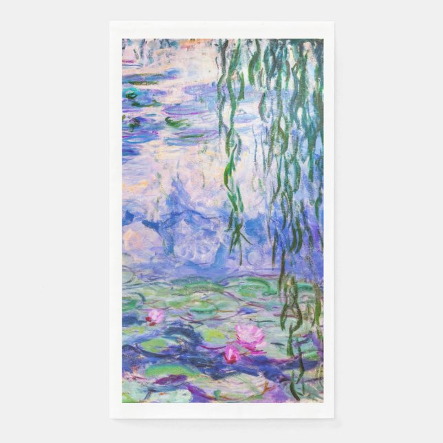 Servilleta De Papel Claude Monet - Lilies de agua / Nympheas 1919 (Anverso)