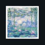 Servilleta De Papel CLAUDE MONET - LÍNEAS de agua<br><div class="desc">CLAUDE MONET - Niveles de agua Aceite sobre lienzo; reproducción</div>