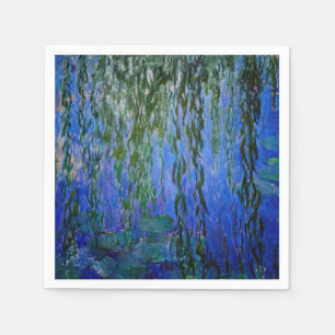Servilleta De Papel Claude Monet - Nenúfares con sauce llorón