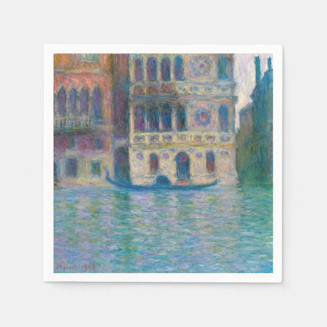 Servilleta De Papel Claude Monet - Palazzo Dario (Anverso)