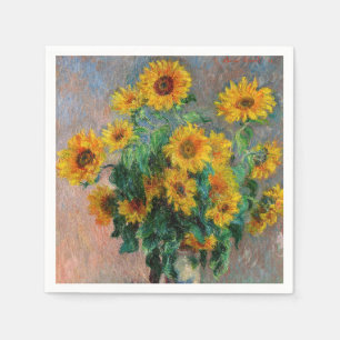 Servilleta De Papel Claude Monet - Ramo de Girasoles