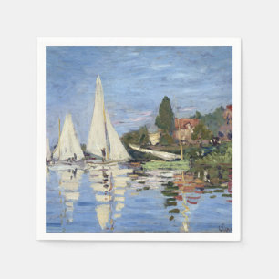 Servilleta De Papel Claude Monet Regattas en Argenteuil