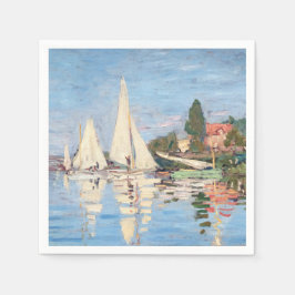 Servilleta De Papel Claude Monet - Regattas en Argenteuil