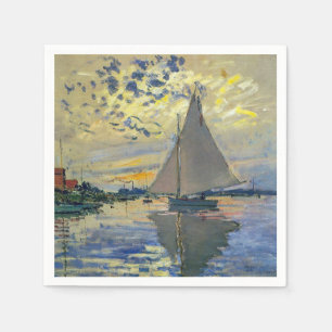Servilleta De Papel Claude Monet - Velero en Le Petit-Gennevilliers