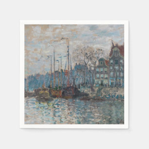 Servilleta De Papel Claude Monet - Vista de Ámsterdam