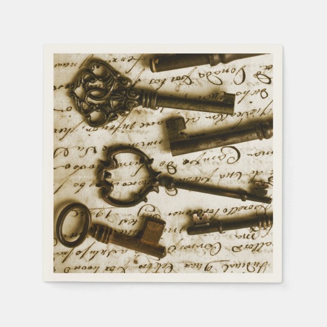 Servilleta De Papel Claves antiguas (Anverso)