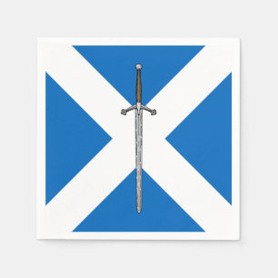 Servilleta De Papel Claymore y Saltire