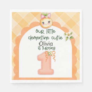 Servilleta De Papel Clementina adorable - servilletas para el primer a