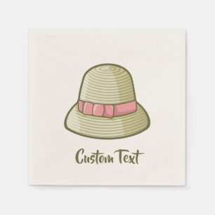 Servilleta De Papel Cloche Gorra Amarillo